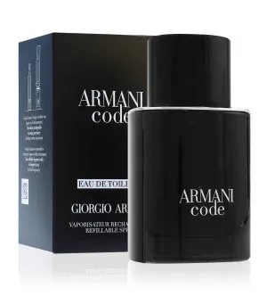 Giorgio Armani Code toaletná voda pre mužov 75 ml plniteľný flakón