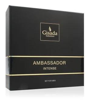 Gisada Ambassador Intense darčeková sada 50 ml + sprchovací gél parfumovaná voda pre mužov