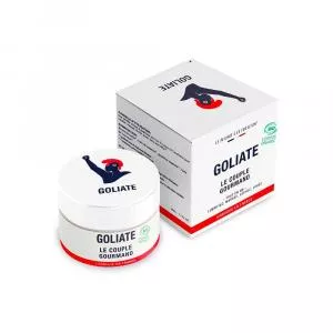 Goliate The Gourmet Couple BIO jedlý masážny a lubrikačný olej 2v1 (50 ml) - s orechovou vôňou a chuťou