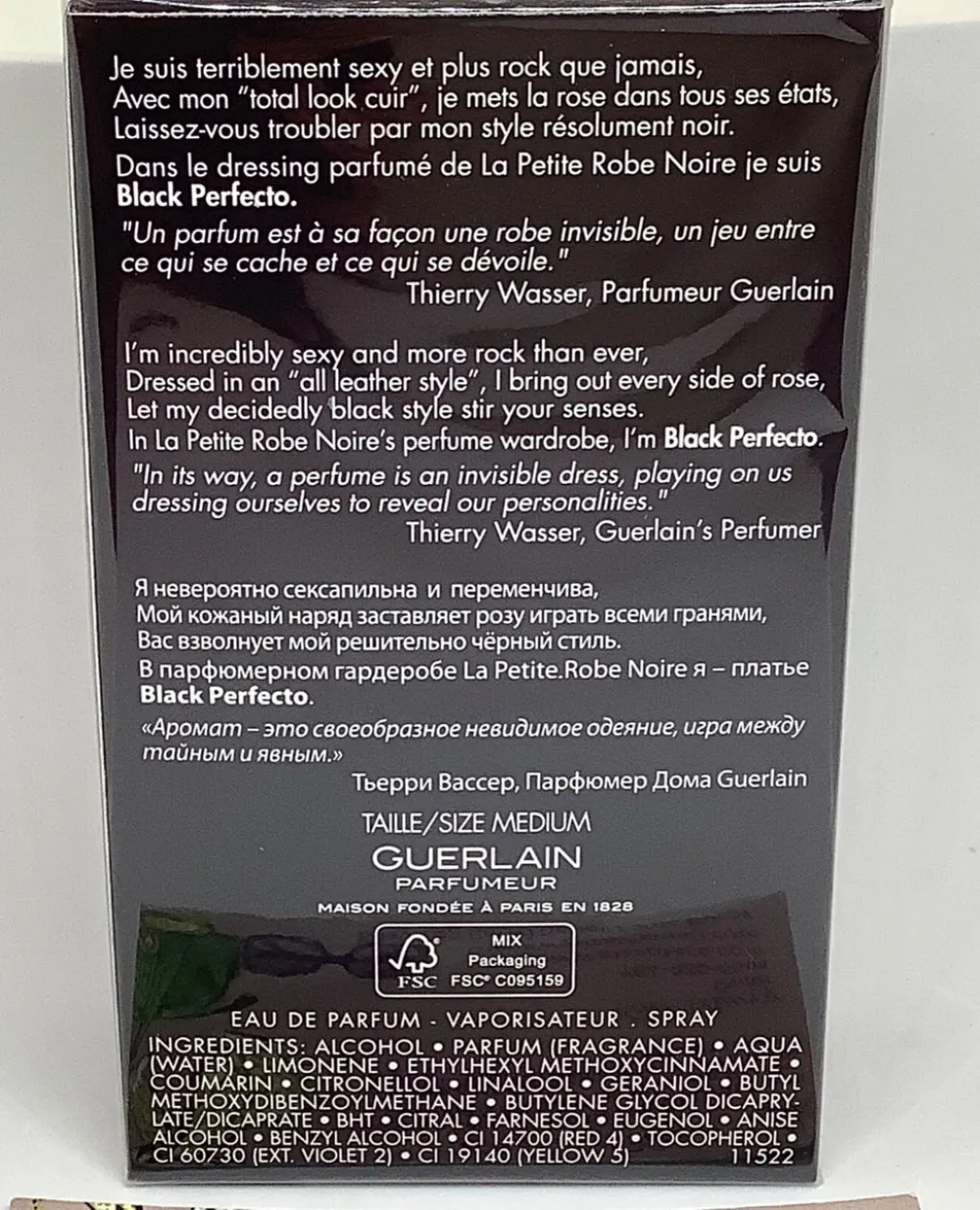 Black Perfecto by La Petite Robe Noire parfumovaná voda pre ženy 50 ml