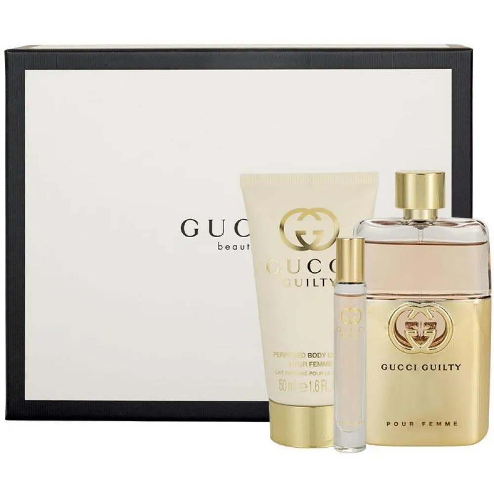 Guilty Pour Femme 90 ml + EDT MINI 10 ml + 50 ml telové mlieko