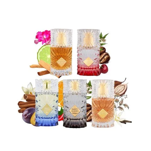 Sweet Heaven cestovná sada unisex 5x20 ml (Heaven, Extreme, Tob, Cherry, Ice) parfumovaná voda
