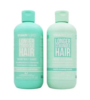 Hairburst Longer Stronger Hair Oily Scalp & Roots sada na mastné vlasy šampón 350 ml + kondicionér