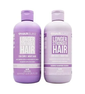 Hairburst Longer Stronger Hair Curly sada na kučeravé vlasy šampón 350 ml + kondicionér
