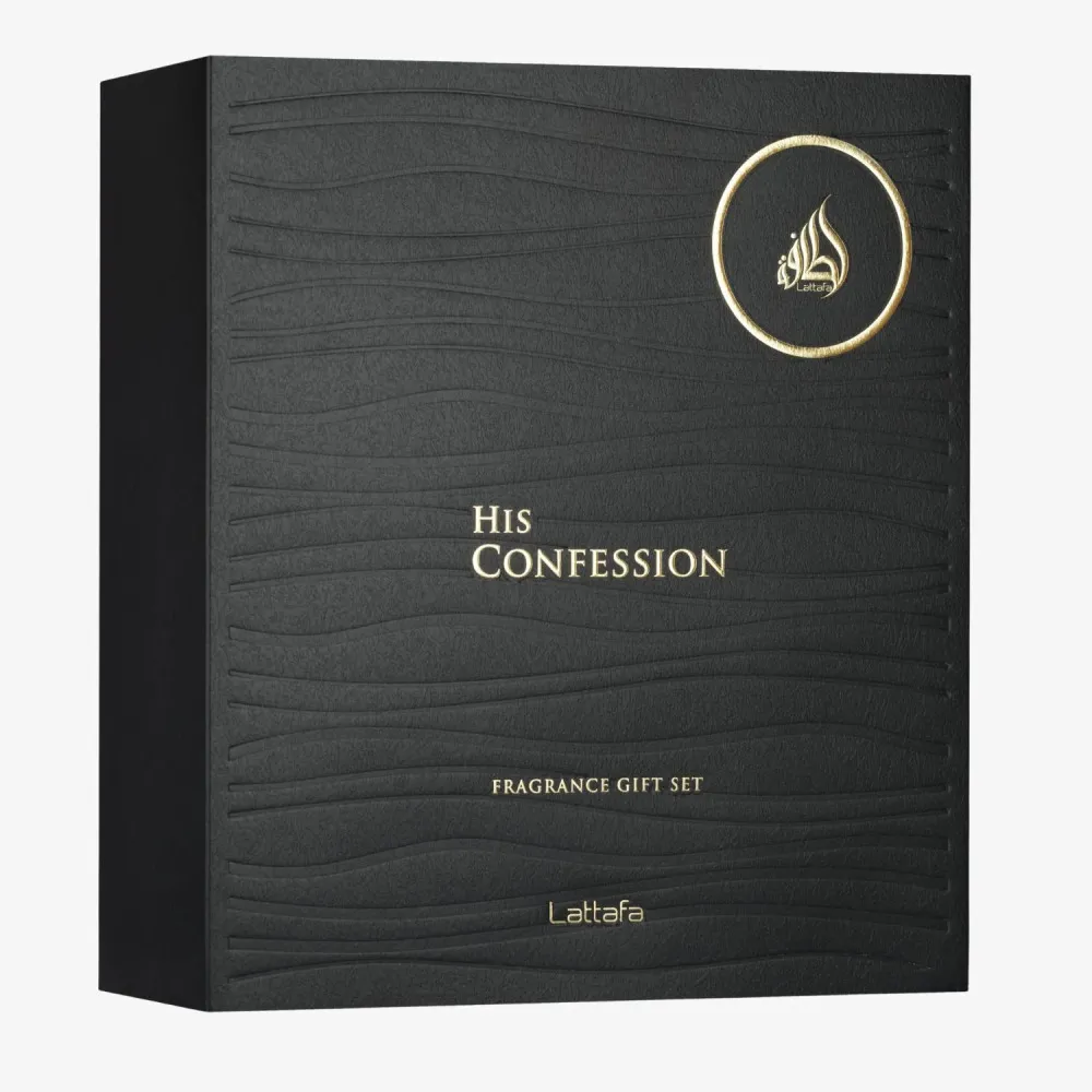 His Confession 100 ml + EDP MINI 12 ml + SG parfumovaná voda pre mužov