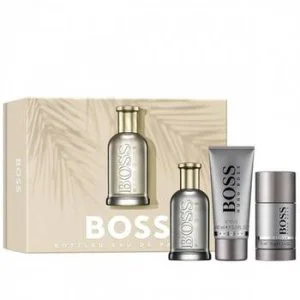 Hugo Boss Boss Bottled darčeková sada 100ml + sprchový gél 100ml + deostick parfumovaná voda pre mužov