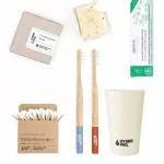 Hydrophil Bambusová zubná kefka (stredná) - zelená - 100 % obnoviteľná