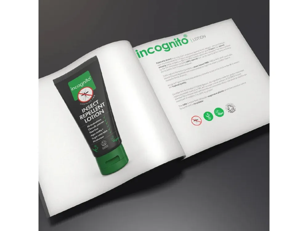 Incognito Hydratačné telové mlieko s repelentným účinkom (100 ml) - nezávisle klinicky testované