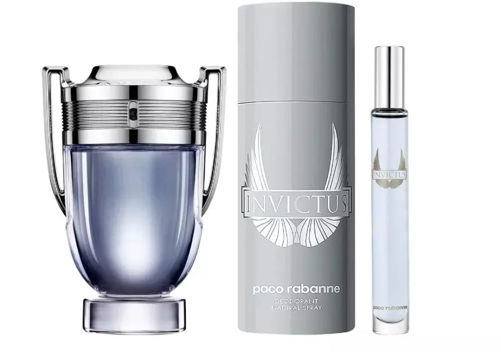 Invictus 100 ml + EDT MINI 10 ml + DEO v spreji toaletná voda pre mužov 150 ml