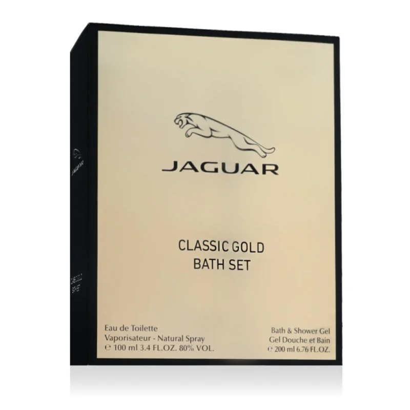 Jaguar Classic Gold 100 ml + SG toaletná voda pre mužov 200 ml