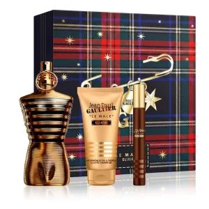 Jean Paul Gaultier Le Male Elixir 125 ml + Parfum MINI 10 ml + SG parfum pre mužov