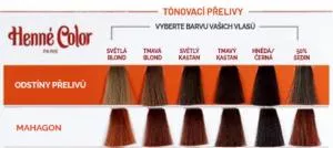 Henné Color Jemný krémový dresing 90ml Mahagón