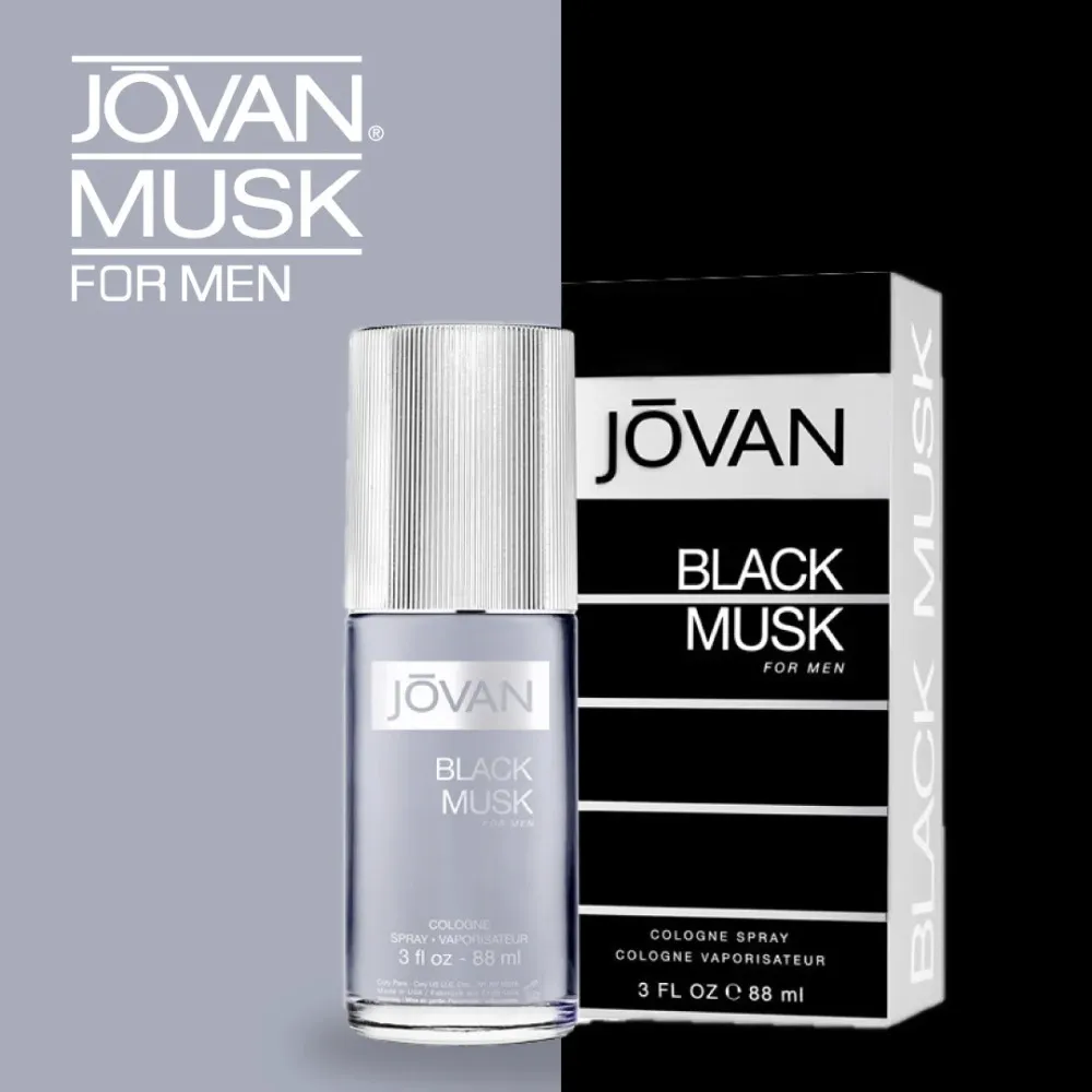 Musk Black kolínska voda pre mužov 88 ml