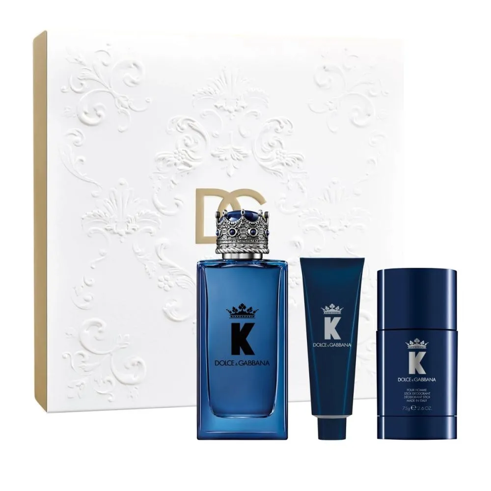 K pour Homme 100 ml + DST 75 g + SG parfumovaná voda pre mužov 50 ml