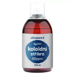 Allnature Koloidné striebro Ag200 - 50 ppm 500 ml