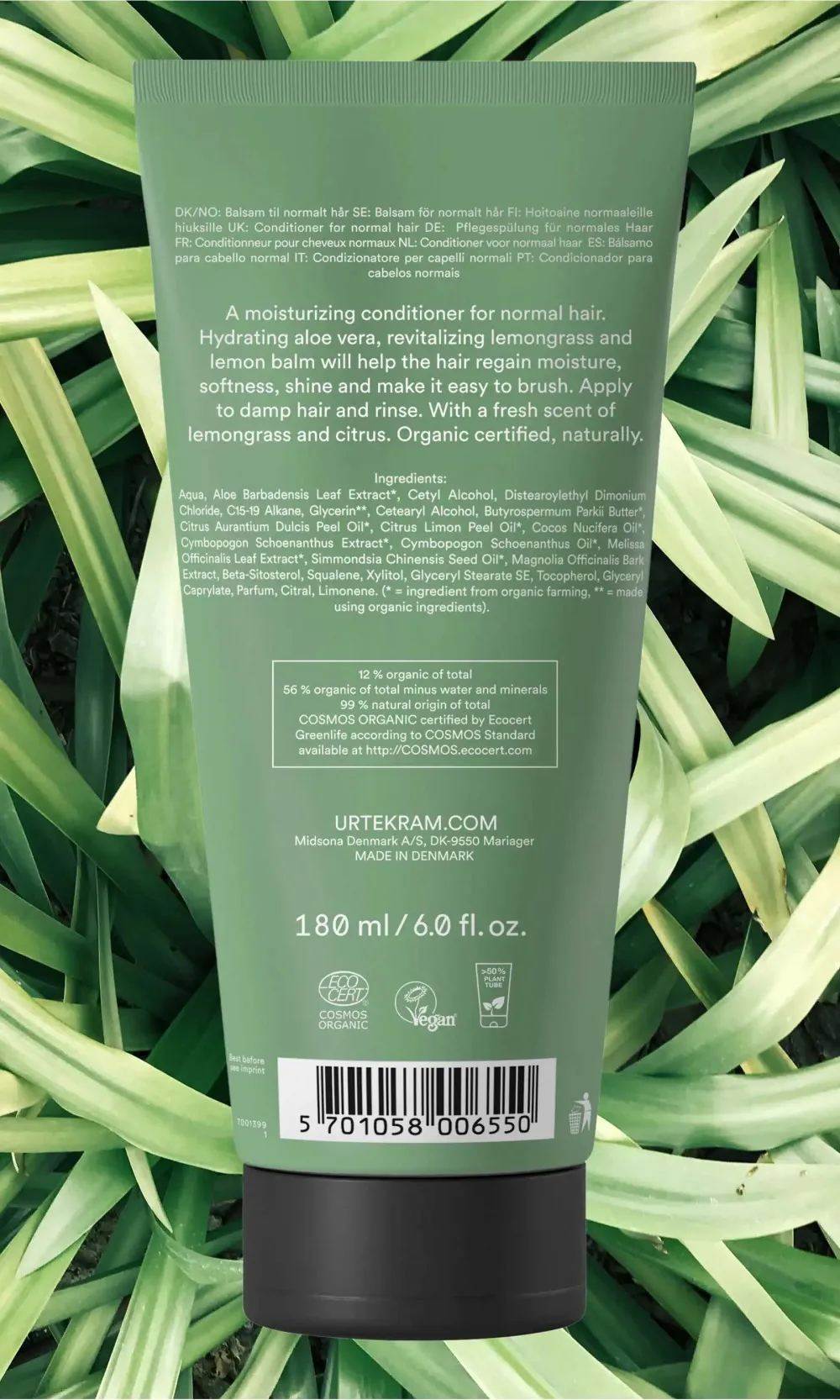 Urtekram Kondicionér Lemongrass 180 ml BIO