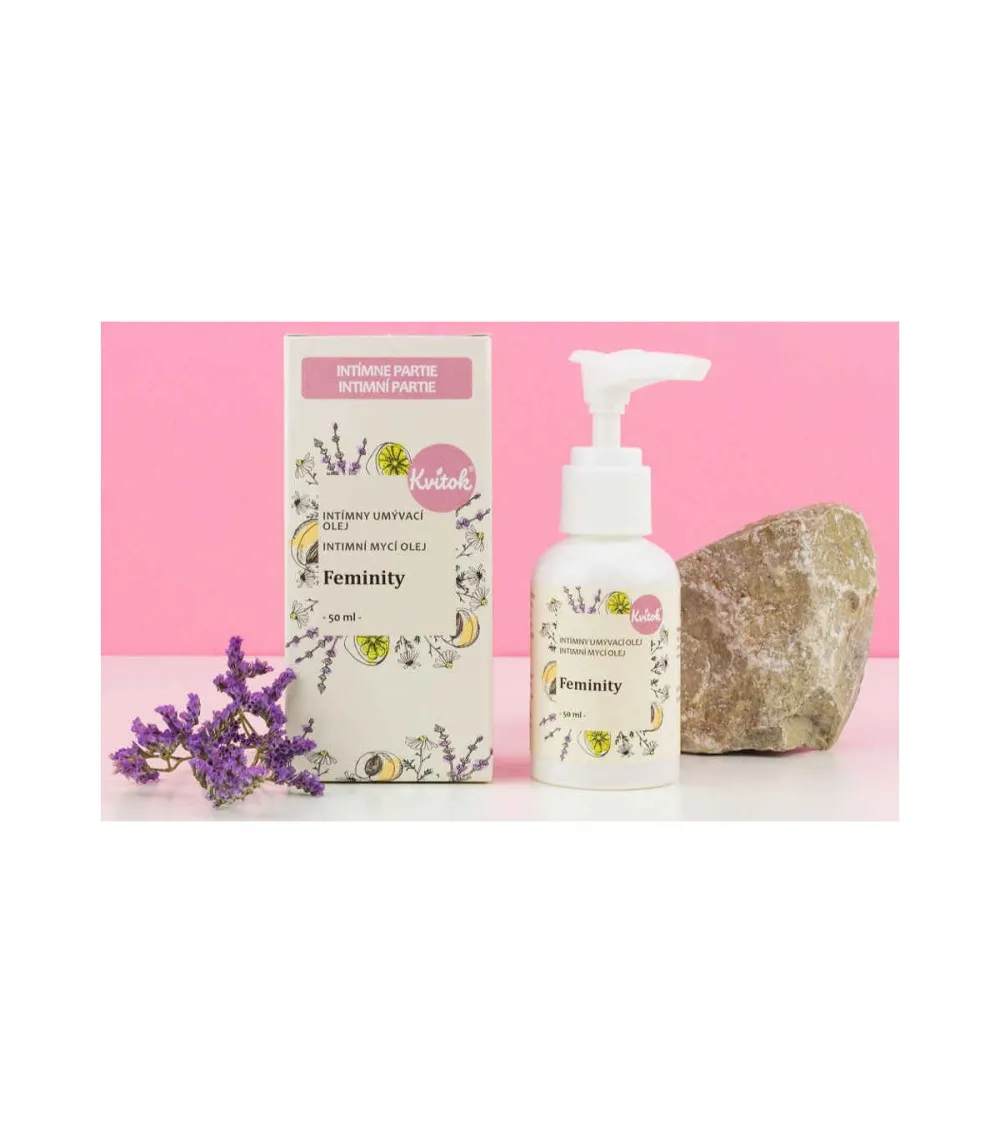 Kvitok Feminity Intímna umývacia emulzia (50 ml) - rešpektuje ph intímnych partií