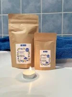 Kvitok Magická pena do kúpeľa Azúrové pobrežie 60 g - krásne pení