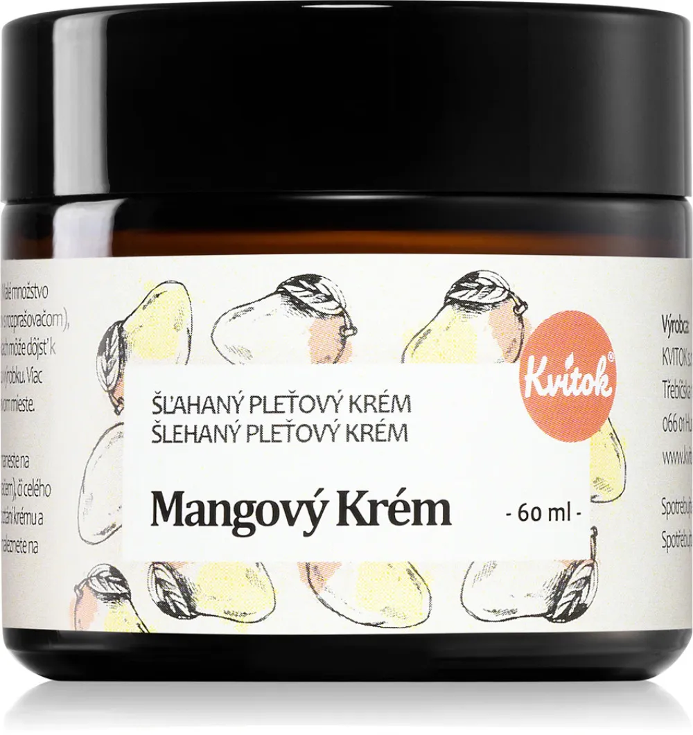 Kvitok Mangový krém na citlivú a suchú pleť (60 ml) - nové zloženie