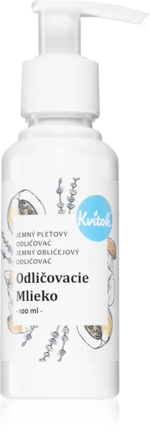 Kvitok Exfoliačné mlieko (100 ml) - s mandľovým a marhuľovým olejom