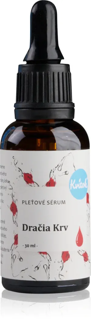 Kvitok Pleťové sérum - Dračia krv (10 ml) - hojivé účinky proti starnutiu