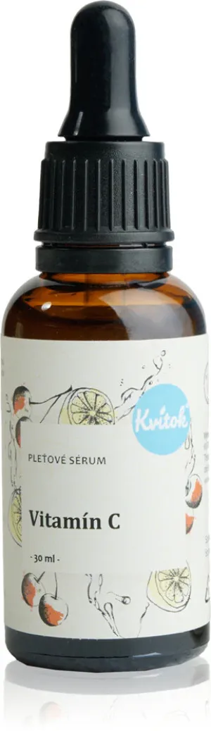 Kvitok Pleťové sérum - vitamín C (10 ml) - účinky proti starnutiu