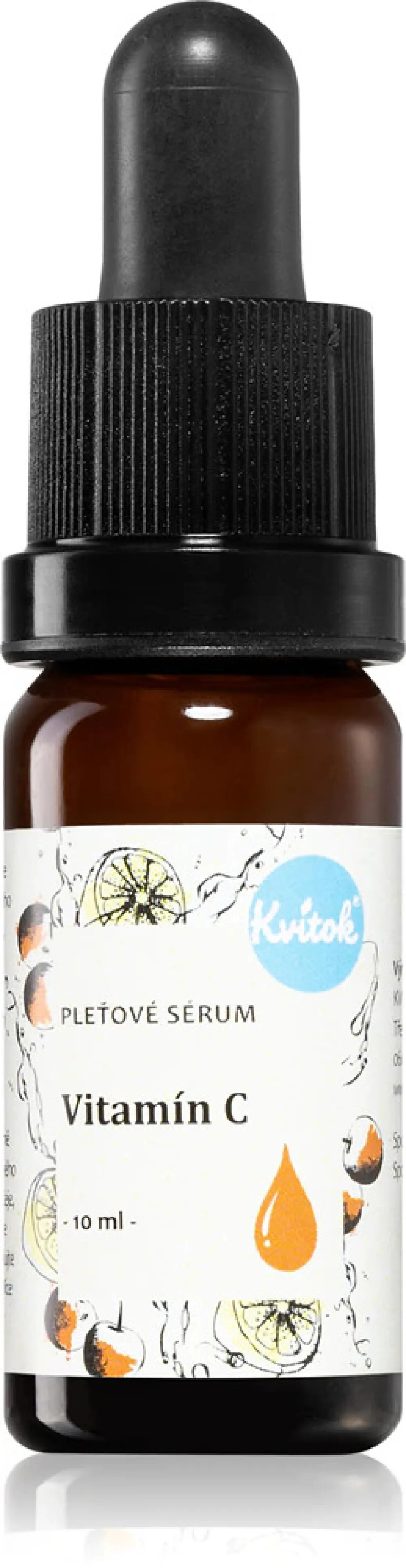 Kvitok Pleťové sérum - vitamín C (10 ml) - účinky proti starnutiu