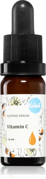 Kvitok Pleťové sérum - vitamín C (10 ml) - účinky proti starnutiu
