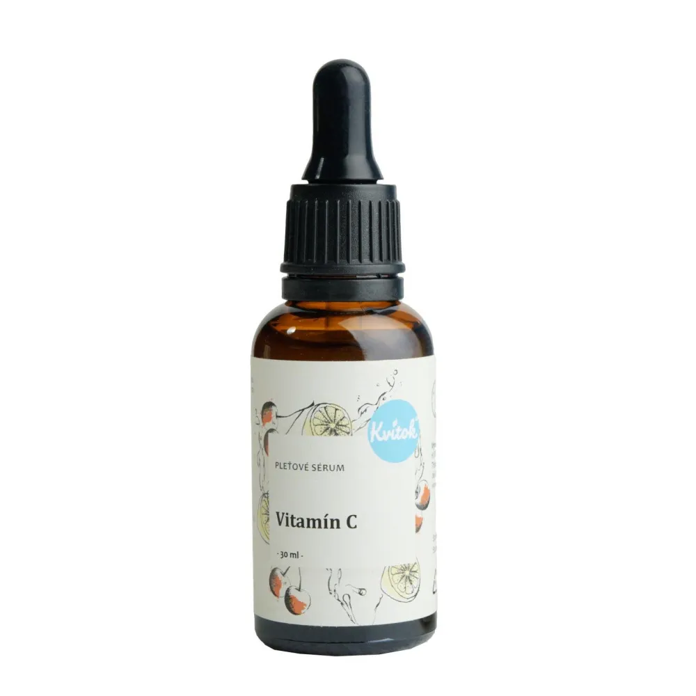 Kvitok Kvitok Pleťové sérum - Vitamín C (30 ml) - účinky proti starnutiu