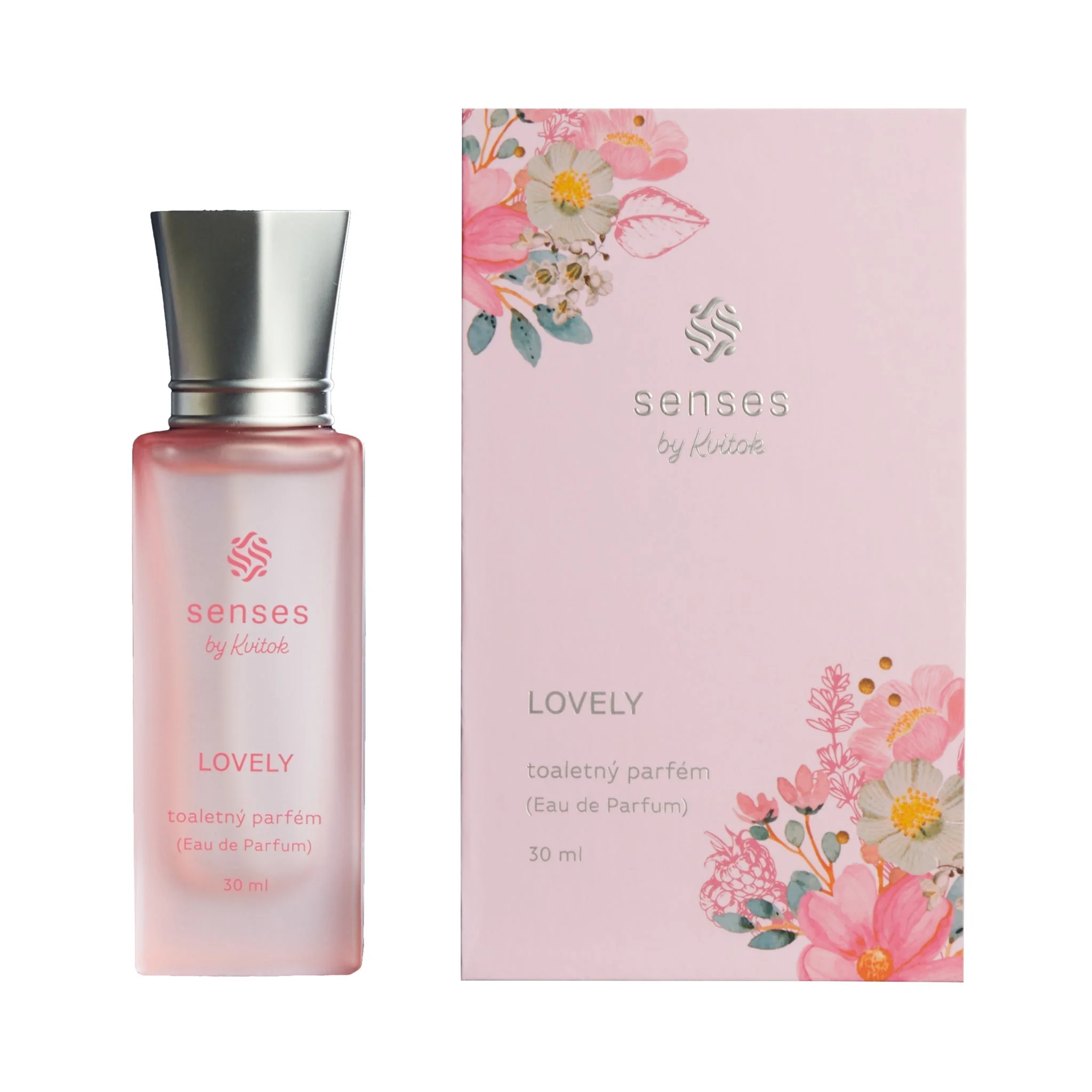 Kvitok Senses Toaletný parfém Lovely - vzorka (2 ml) - s vôňou ruže, vanilky a citrusov