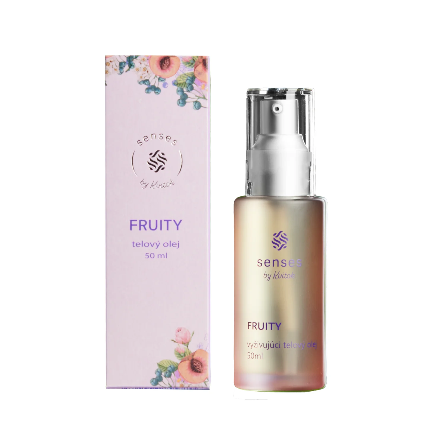 Kvitok Senses Vyživujúci telový olej Fruity (50 ml) - s vôňou malín, ríbezlí a vanilky