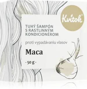 Kvitok Tuhý šampón s kondicionérom Maca XXL (50 g) - stimuluje rast vlasov