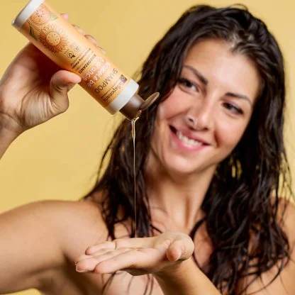 laSaponaria Šampón so slnečnicou a sladkým pomarančom BIO 30 ml