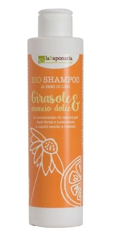 laSaponaria Šampón so slnečnicou a sladkým pomarančom BIO 30 ml