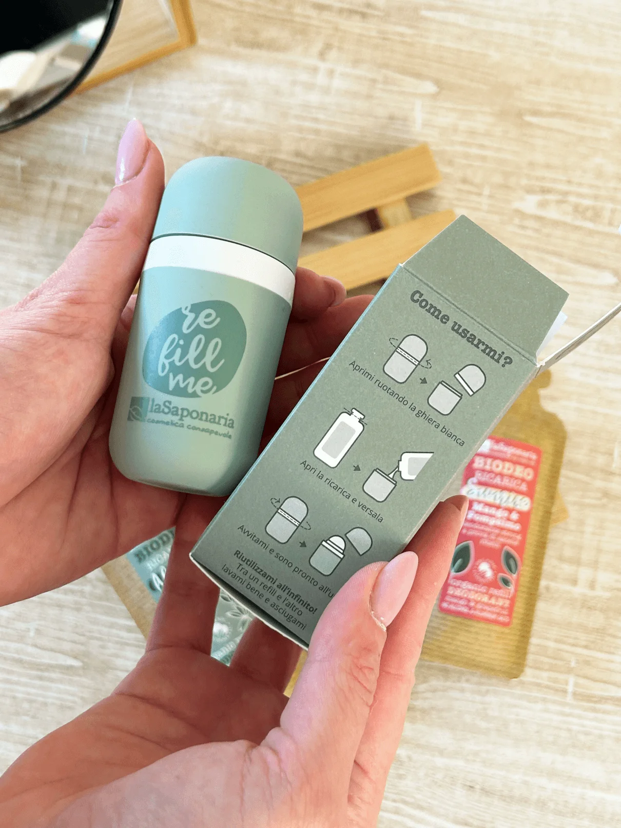 laSaponaria Náplň do roll-on dezodorantu Sunrise - Mango & Grapefruit BIO (40 ml) - tropická vôňa
