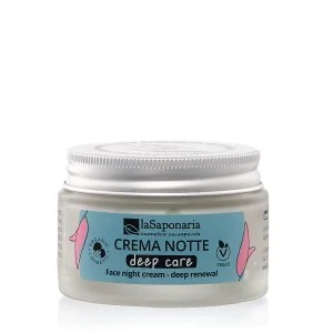 laSaponaria Nočný pleťový krém Deep Care pre zrelú pleť BIO (50 ml) - hĺbková obnova počas spánku