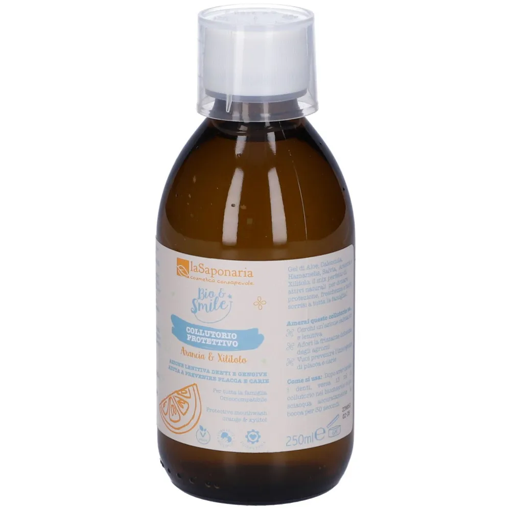 laSaponaria Ochranná ústna voda s pomarančom a xylitolom BIO (250 ml)