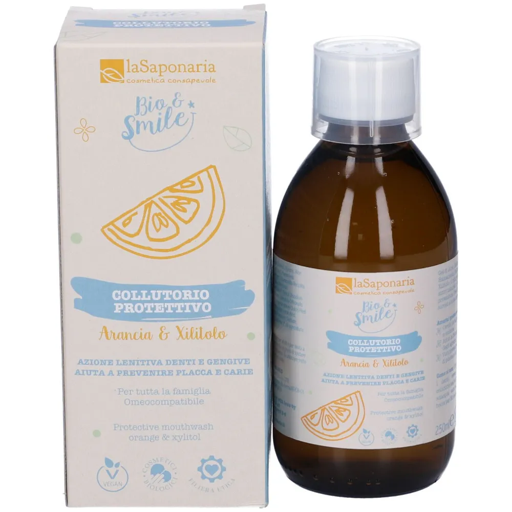 laSaponaria Ochranná ústna voda s pomarančom a xylitolom BIO (250 ml)