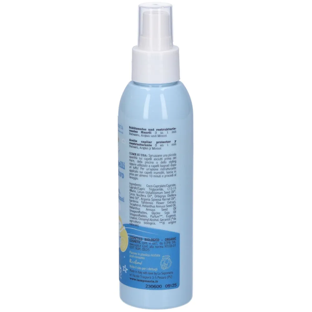 laSaponaria Ochranný olej na vlasy 3v1 BIO (125 ml) - regeneruje a ošetruje