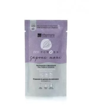 laSaponaria Osviežujúci mydlový prášok na dezinfekciu rúk - čajovník a levanduľa (25 g)