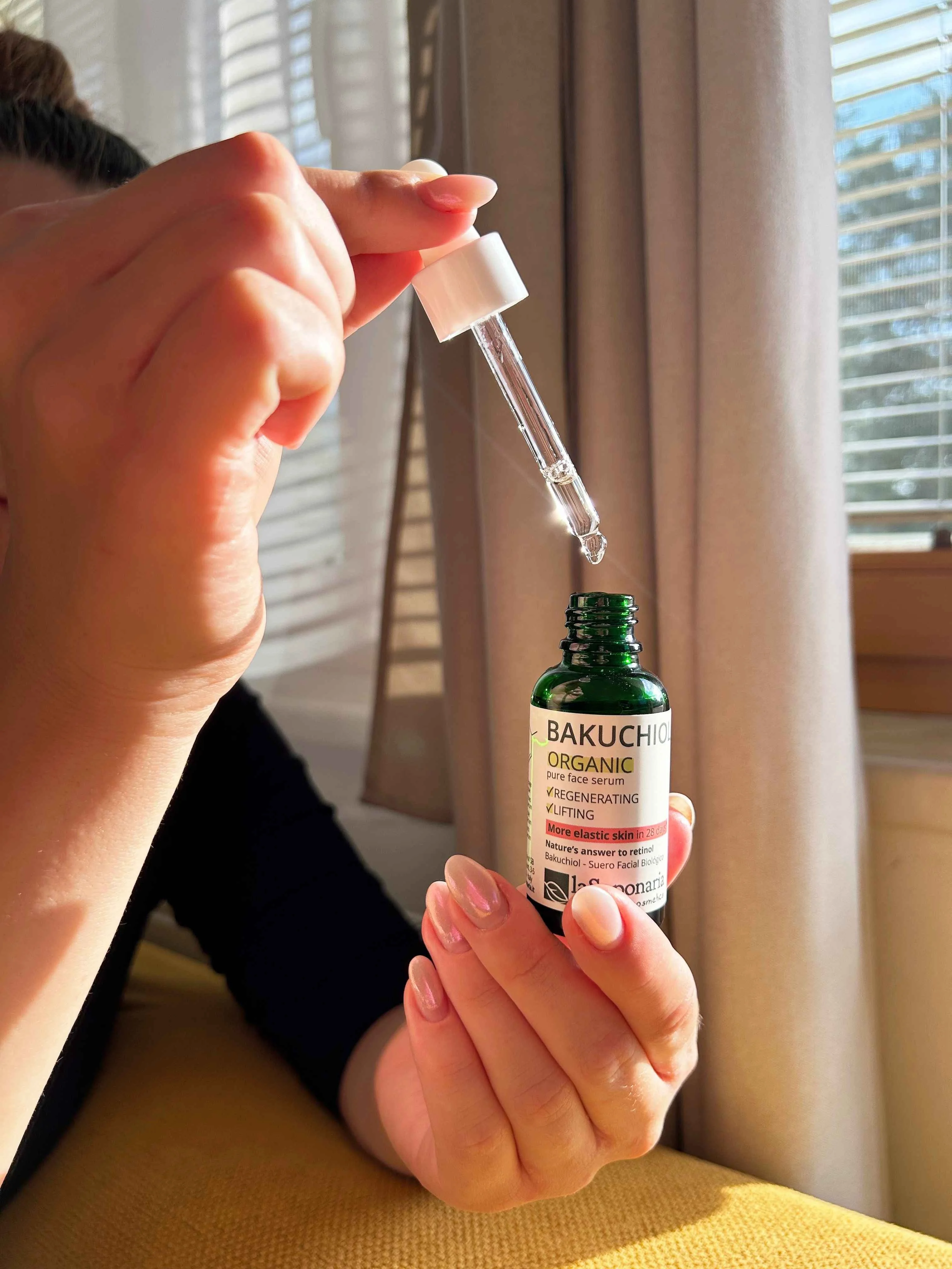 laSaponaria Pleťové sérum - Bakuchiol BIO (30 ml) - pre mladistvý vzhľad pleti