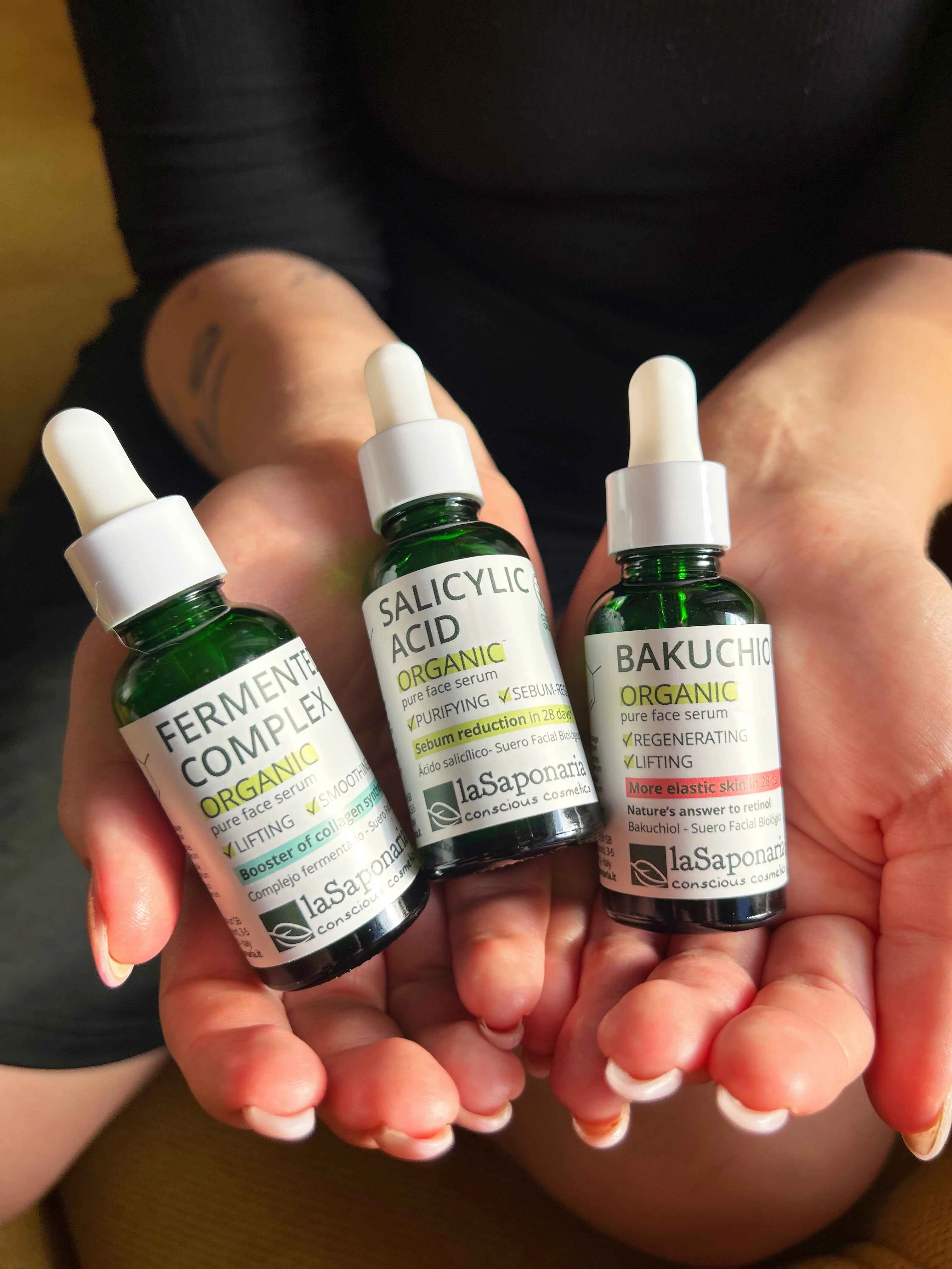 laSaponaria Pleťové sérum - Fermentovaný BIO komplex (30 ml) - pre pružnejšiu, žiarivejšiu a hladšiu pleť