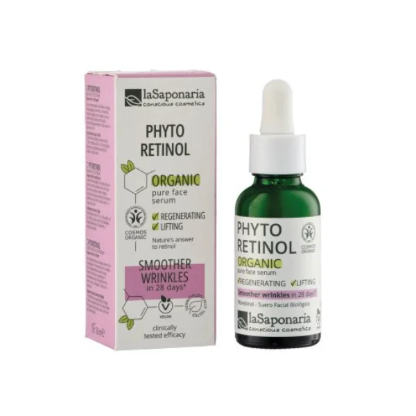 laSaponaria Pleťové sérum - Fytoretinol BIO (30 ml) - regeneruje a rozjasňuje pleť