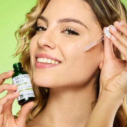laSaponaria Pleťové sérum - Kyselina salicylová BIO (30 ml) - pre pleť so sklonom k akné