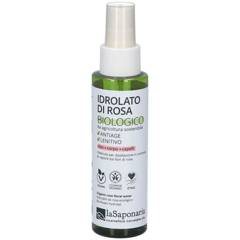laSaponaria Ružová kvetinová voda BIO (100 ml)