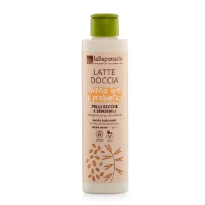laSaponaria Sprchové mlieko s BIO ovsom a prebiotikami pre citlivú pleť (200 ml) - s nechtíkom a harmančekom
