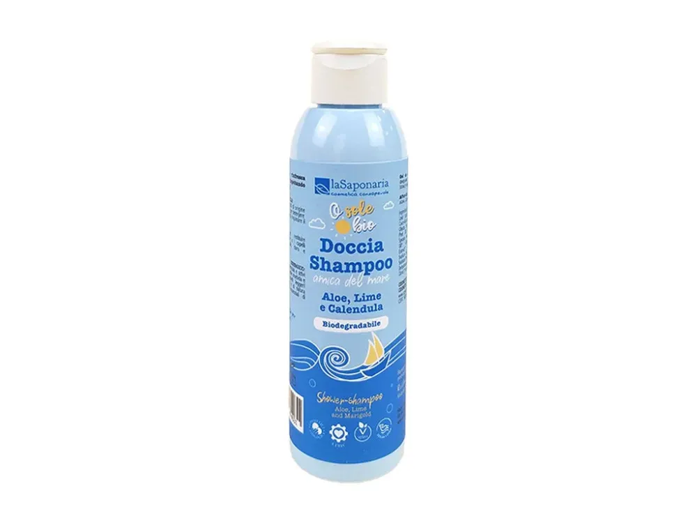 laSaponaria Sprchový gél a šampón po opaľovaní BIO (150 ml)