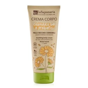 laSaponaria Telový krém s BIO nechtíkom a prebiotikami pre citlivú pleť (200 ml) - vyživuje, upokojuje a hydratuje
