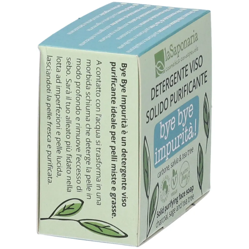 laSaponaria Tuhé čistiace mydlo na mastnú a zmiešanú pleť BIO (70 g)