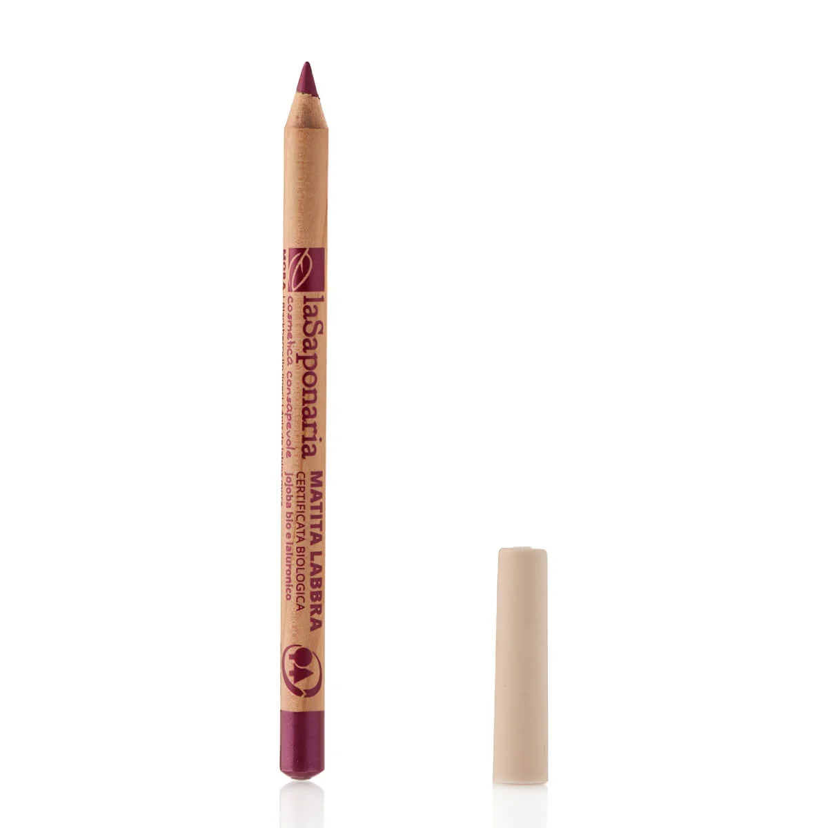 laSaponaria Ceruzka na pery s jojobou BIO (1,1 g) Rosy Nude - 3 odtiene